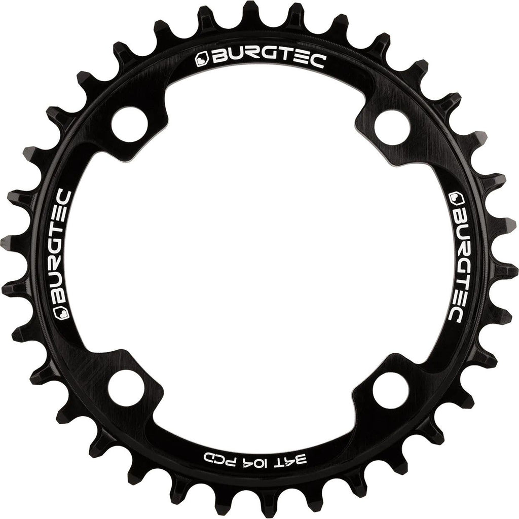 Plateau Rond Burgtec Thick Thin 104 mm BCD Noir