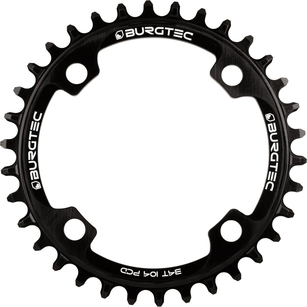 Plateau Rond Burgtec Thick Thin 104 mm BCD Noir