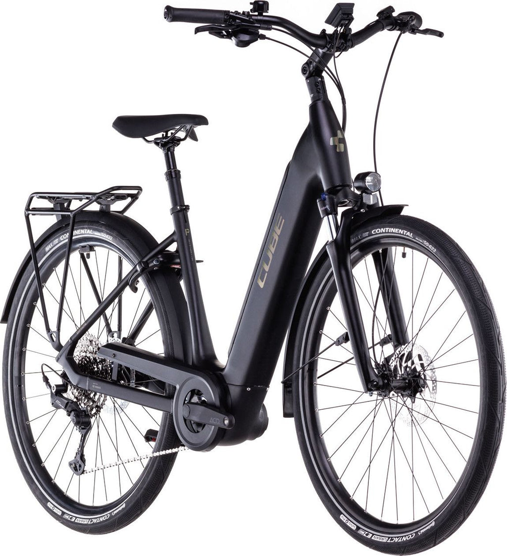 Vélo de Ville Électrique Cube Supreme Hybrid Pro 625 Easy Entry Shimano Cues 11V 625 Wh 700 mm Noir