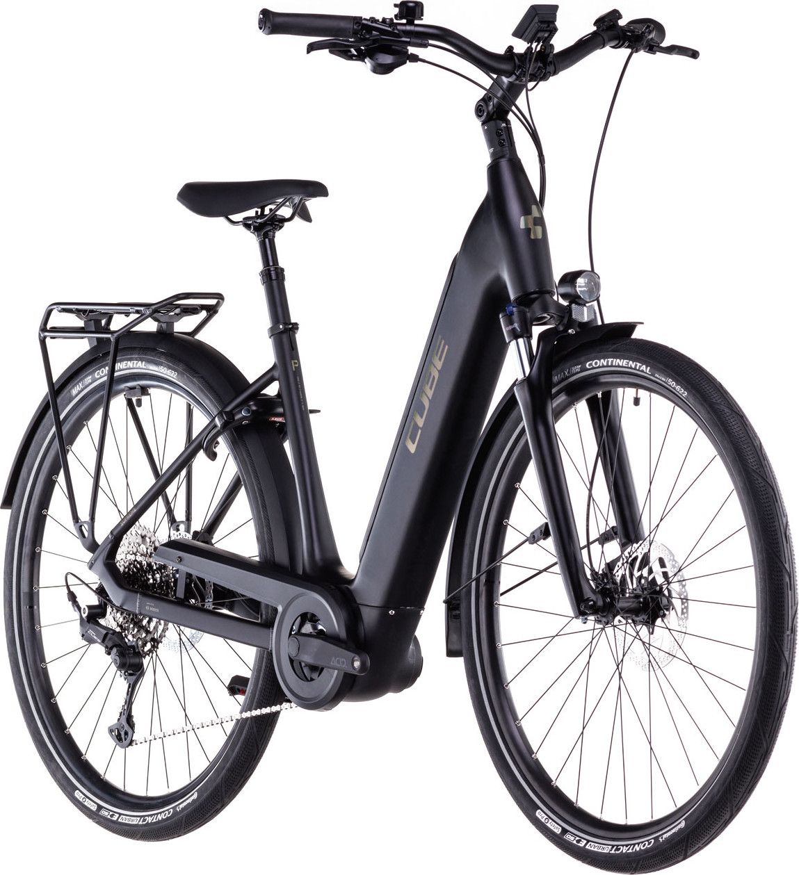Vélo de Ville Électrique Cube Supreme Hybrid Pro 625 Easy Entry Shimano Cues 11V 625 Wh 700 mm Noir