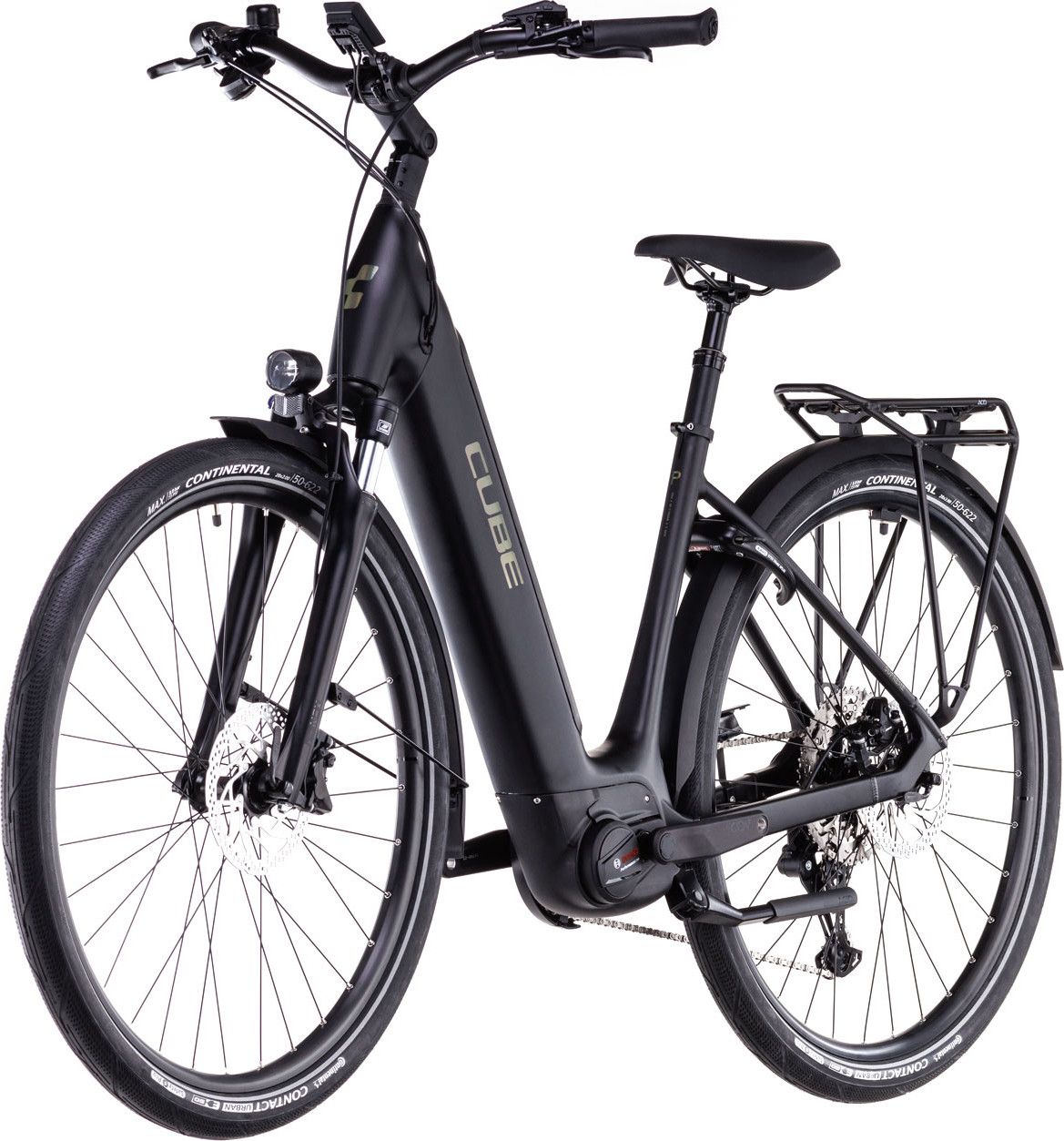 Vélo de Ville Électrique Cube Supreme Hybrid Pro 625 Easy Entry Shimano Cues 11V 625 Wh 700 mm Noir
