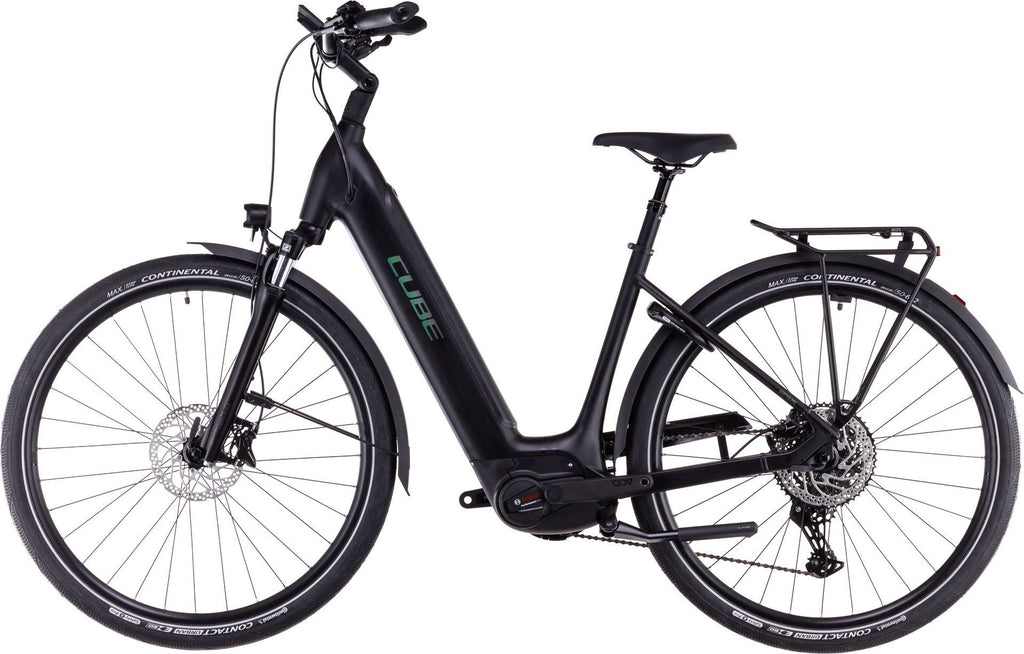 Vélo de Ville Électrique Cube Supreme Hybrid Pro 625 Easy Entry Shimano Cues 11V 625 Wh 700 mm Noir