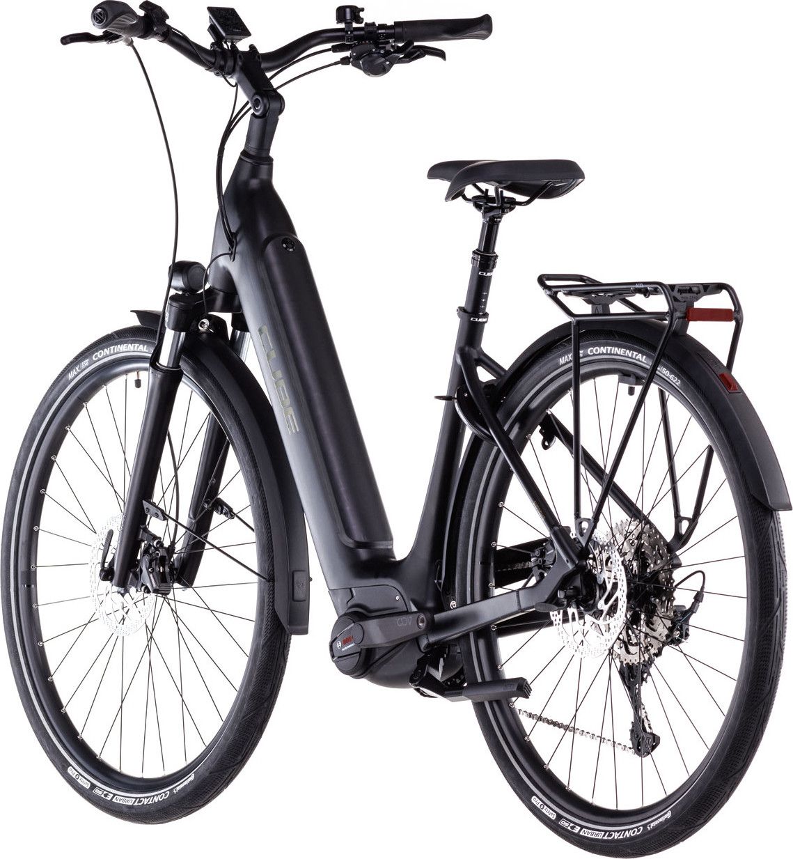 Vélo de Ville Électrique Cube Supreme Hybrid Pro 625 Easy Entry Shimano Cues 11V 625 Wh 700 mm Noir