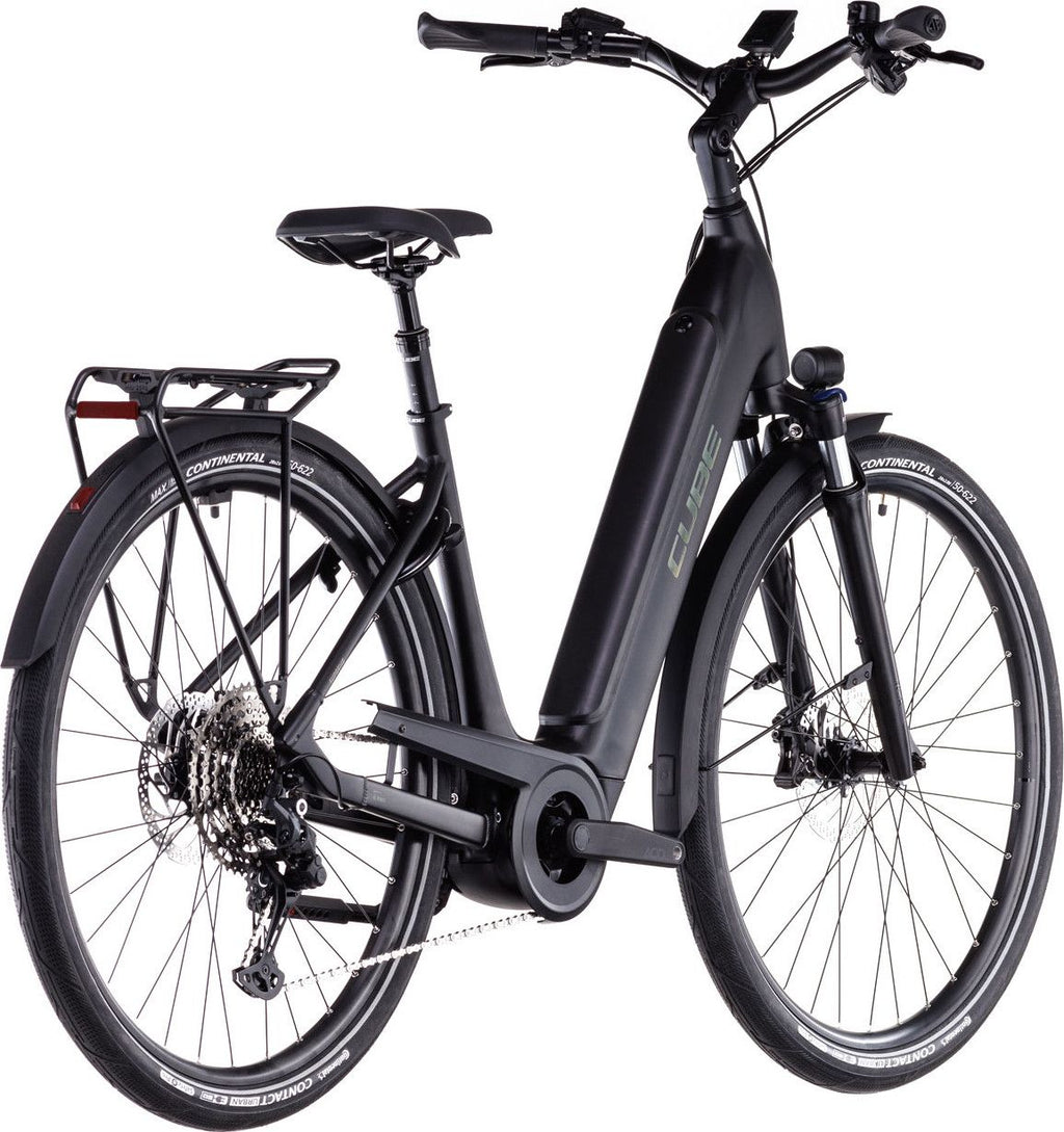 Vélo de Ville Électrique Cube Supreme Hybrid Pro 625 Easy Entry Shimano Cues 11V 625 Wh 700 mm Noir