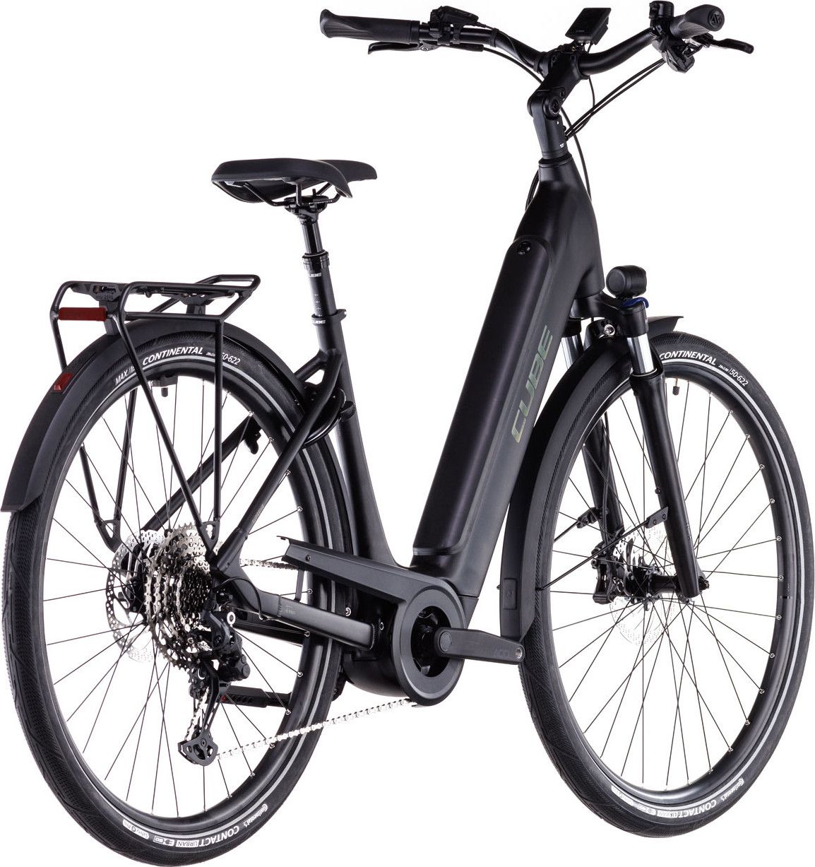 Vélo de Ville Électrique Cube Supreme Hybrid Pro 625 Easy Entry Shimano Cues 11V 625 Wh 700 mm Noir