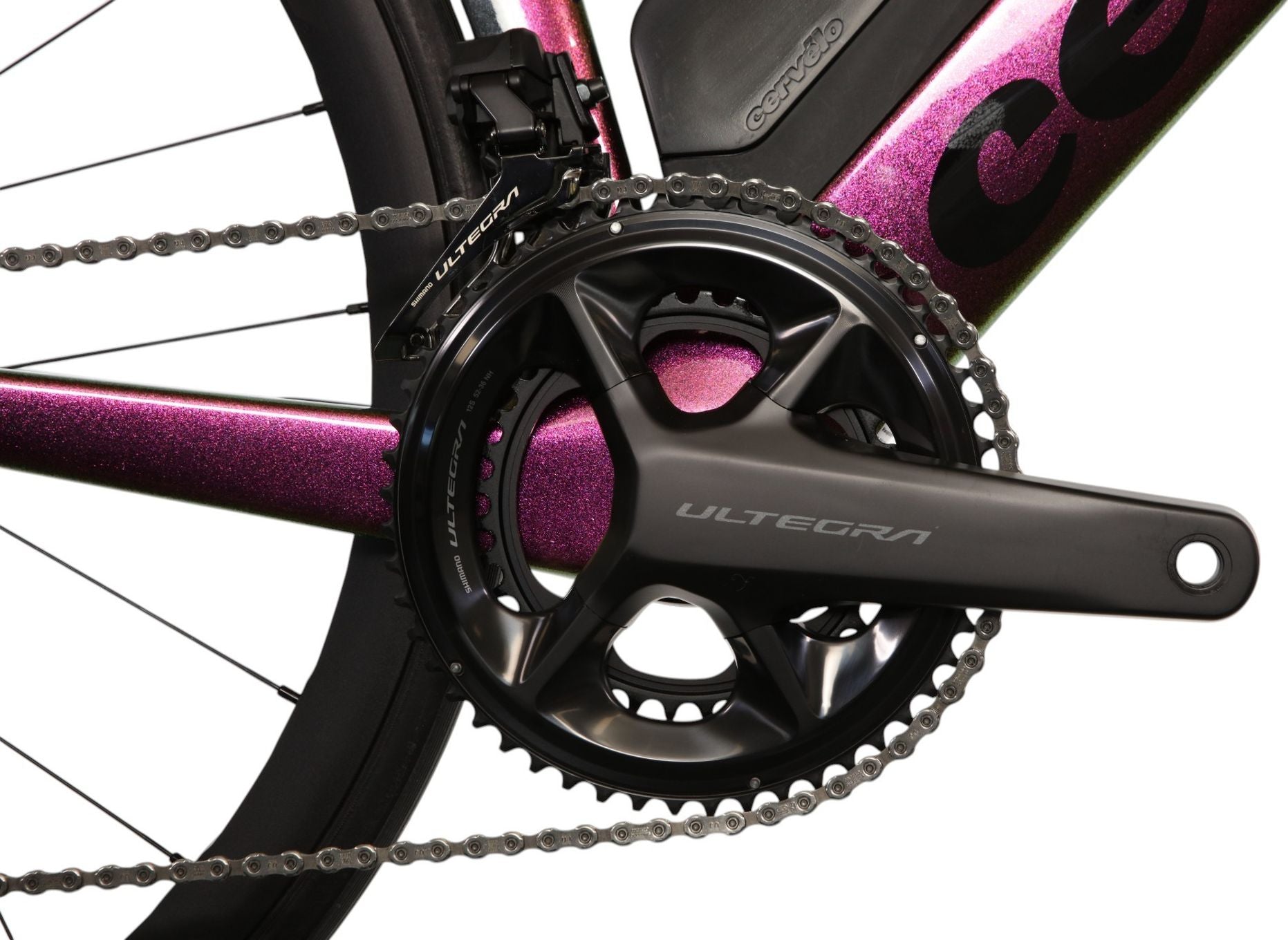 Vélo de Triathlon Cervélo P5 Shimano Ultegra Di2 12V 700 mm Violet