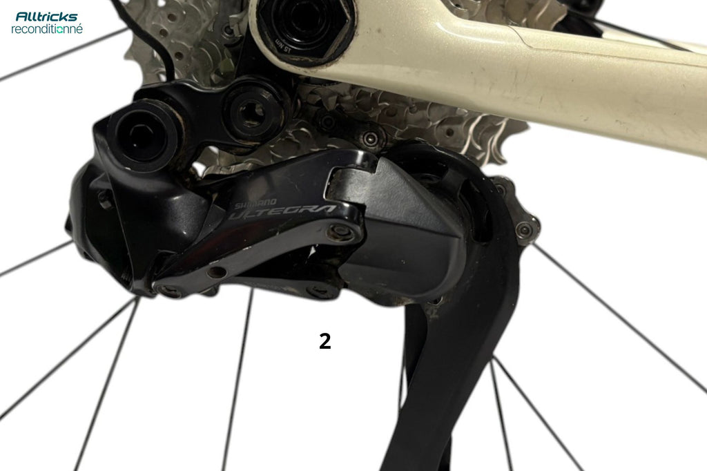 Vélo Route Orbea Orca M20i TEAM Shimano Ultegra Di2 12V 2024 Blanc T.60 192/207cm- Produit Reconditionné