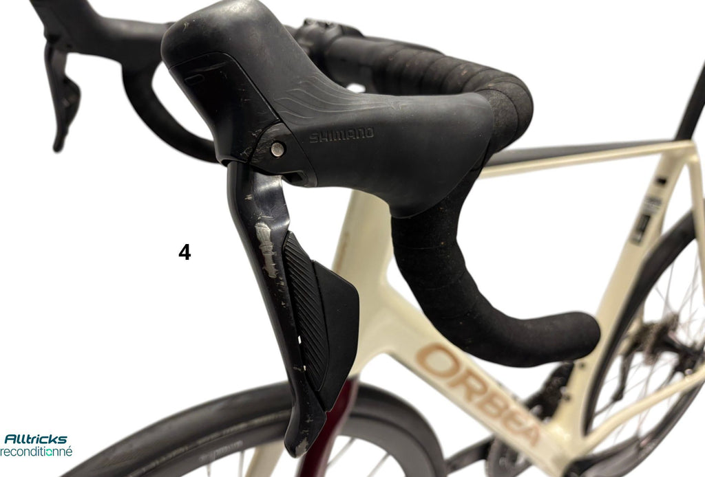 Vélo Route Orbea Orca M20i TEAM Shimano Ultegra Di2 12V 2024 Blanc T.60 192/207cm- Produit Reconditionné