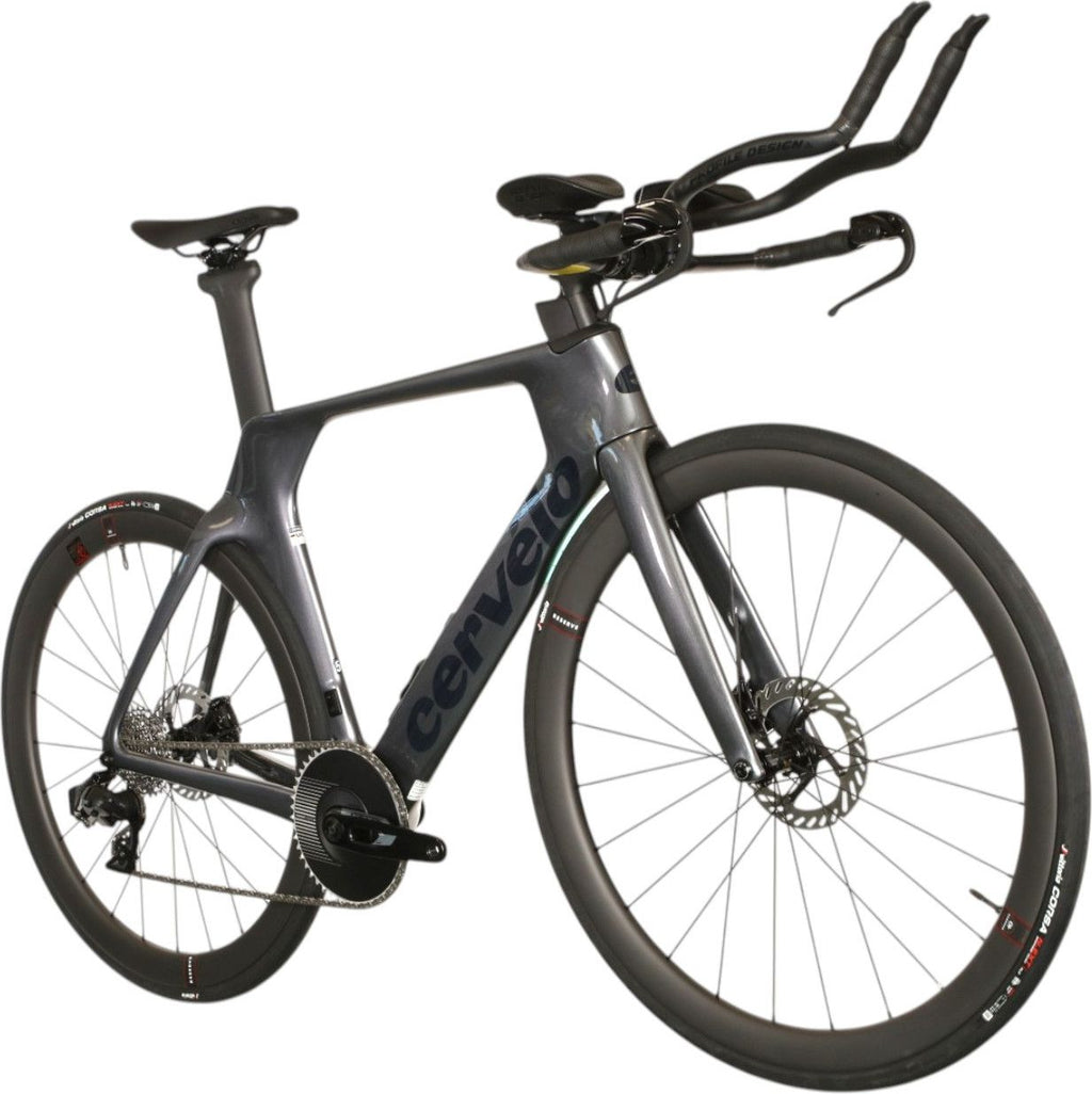 Vélo de Triathlon Cervélo P-Series Sram Rival AXS 12V 700 mm Gris