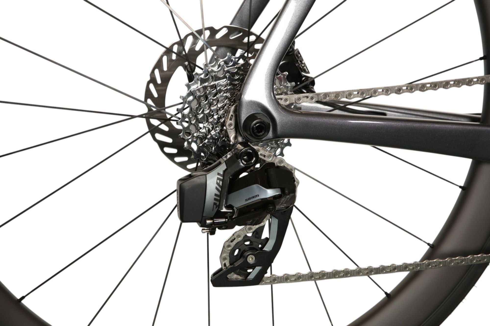 Vélo de Triathlon Cervélo P-Series Sram Rival AXS 12V 700 mm Gris