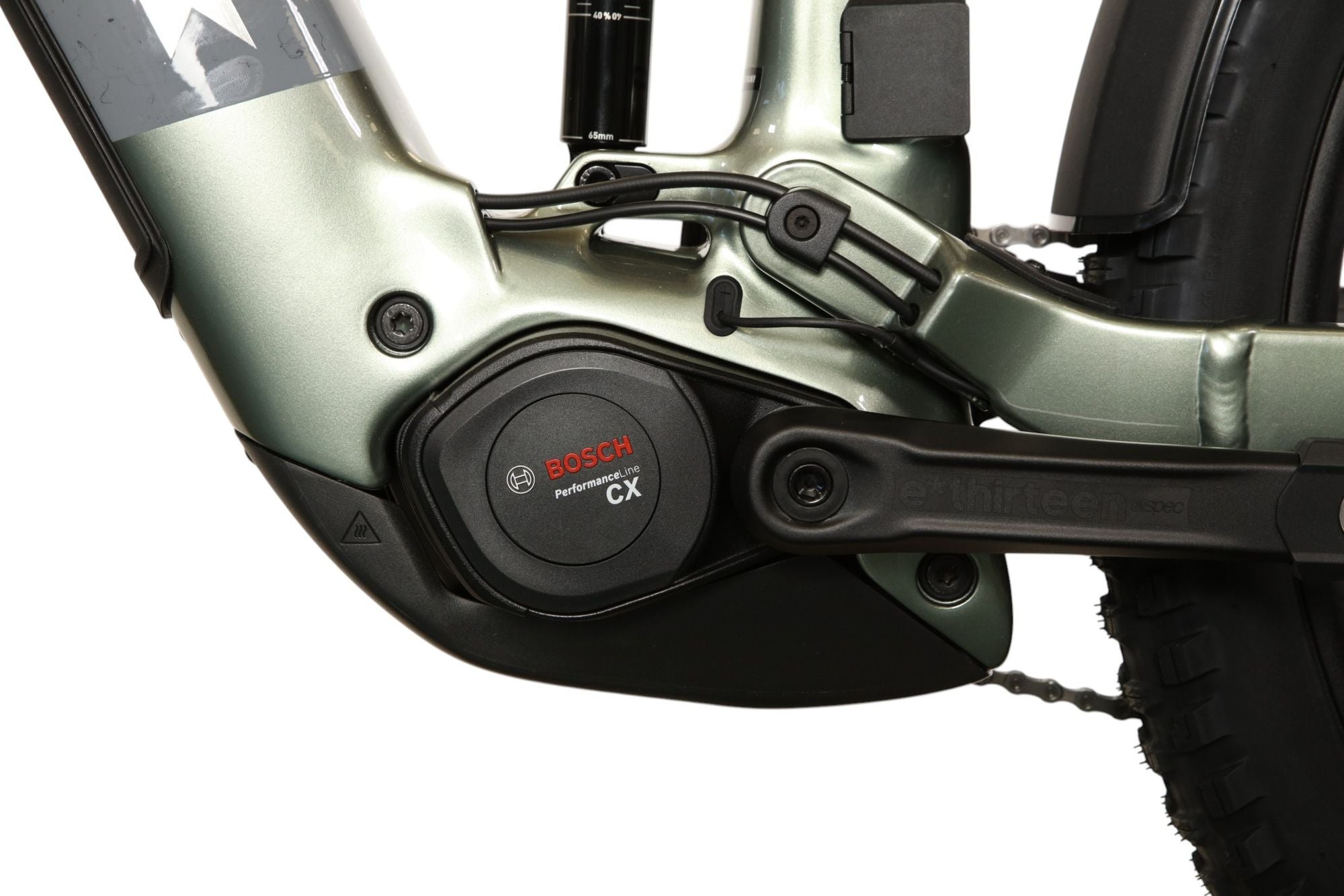 VTT Électrique Tout-Suspendu Trek Rail+ 9.7 12V 800Wh Bosch 120 Nm MX (29/27.5'') Gris/Vert Gén. 5