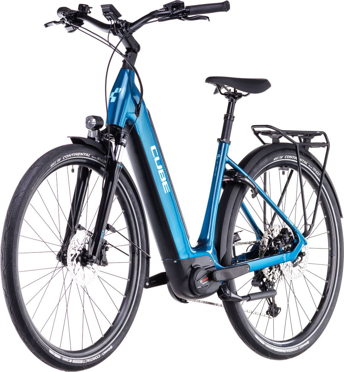 Vélo de Ville Électrique Cube Supreme Hybrid Pro 625 Easy Entry Shimano Cues 11V 625 Wh 700 mm Bleu Electric