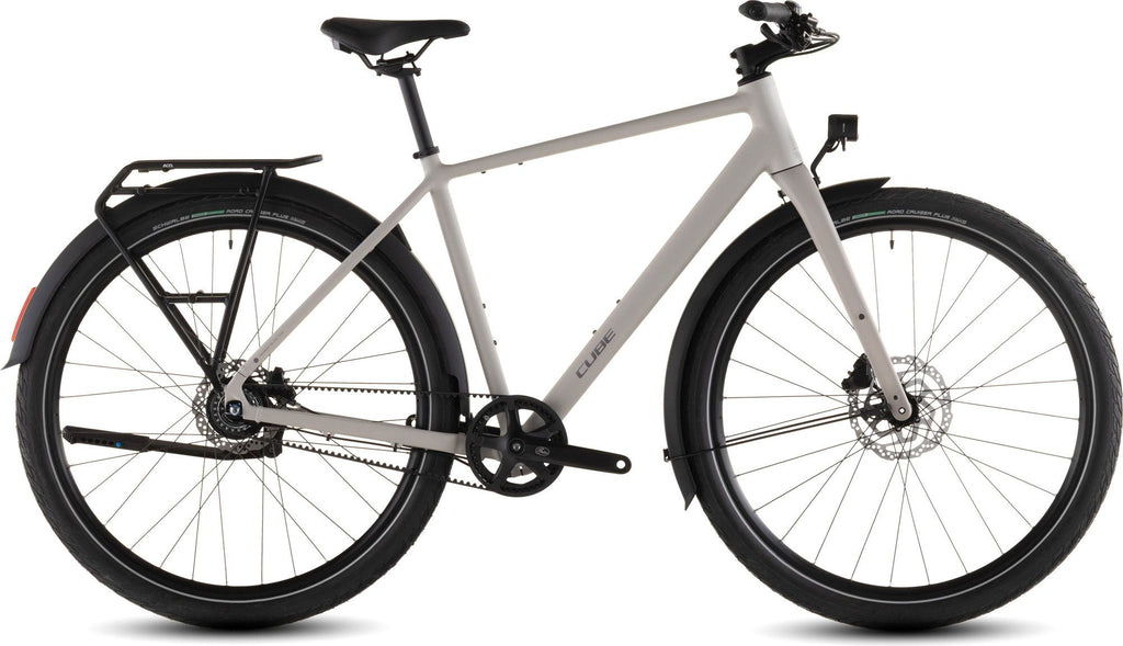 Vélo Fitness Cube Editor Pro FE Shimano Nexus 8V Courroie 700 mm Beige Gris Oat 2026