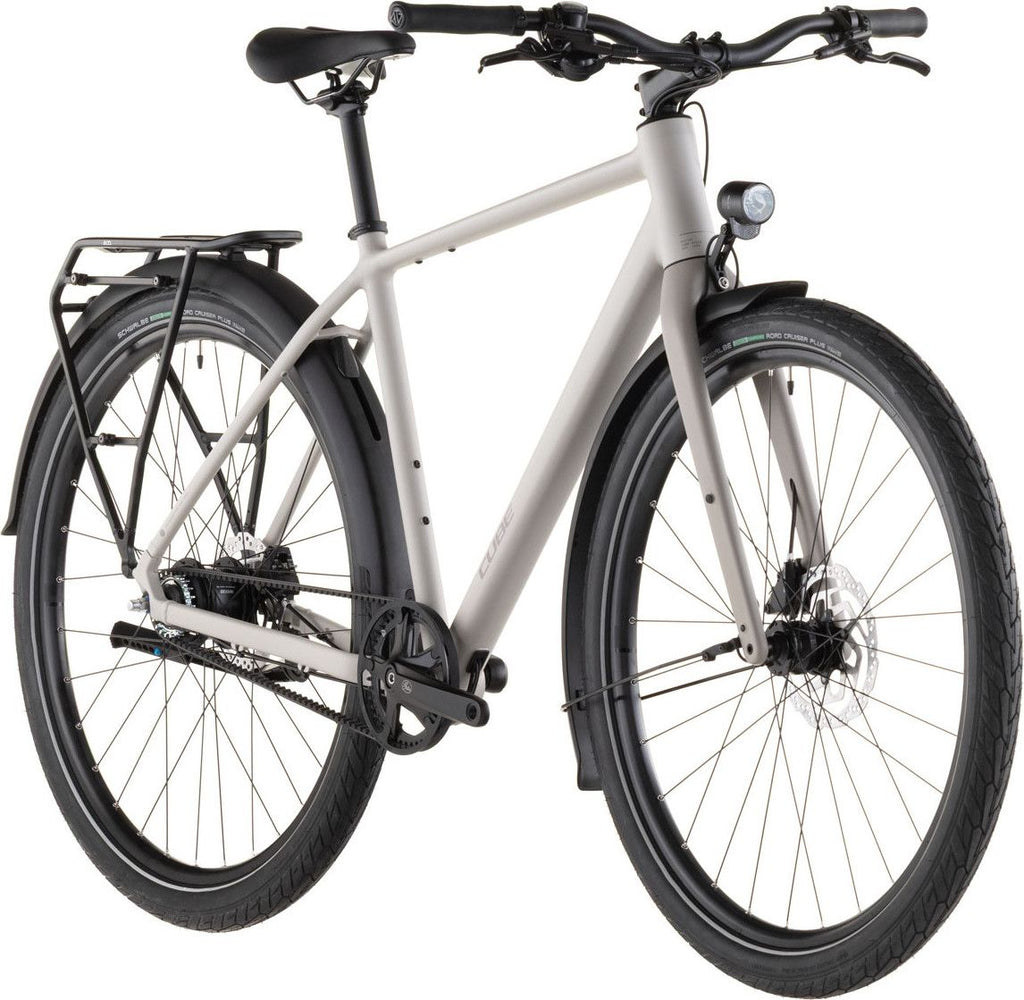 Vélo Fitness Cube Editor Pro FE Shimano Nexus 8V Courroie 700 mm Beige Gris Oat 2026