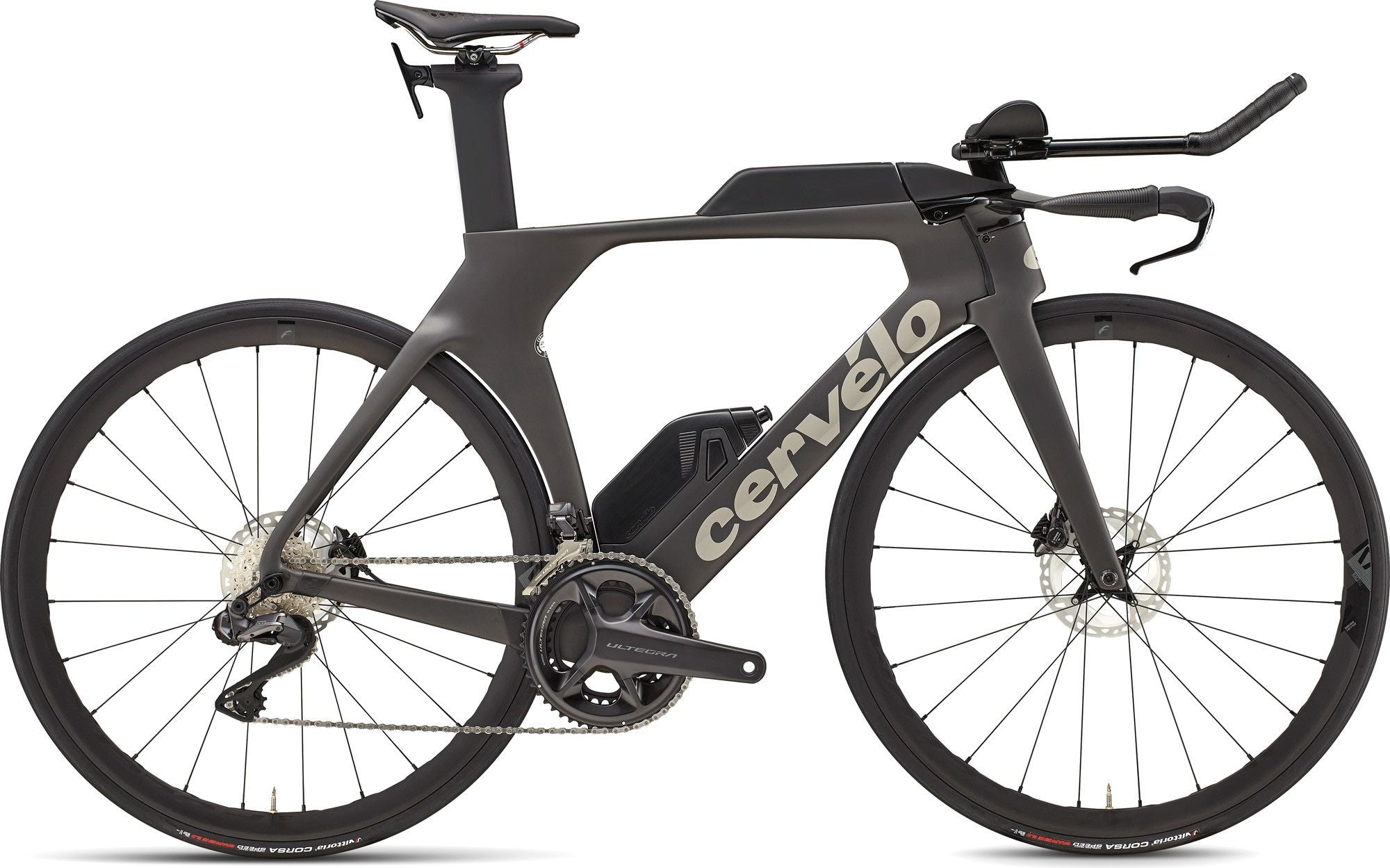Vélo de Triathlon Cervélo P5 Shimano Ultegra Di2 12V 700 mm Noir