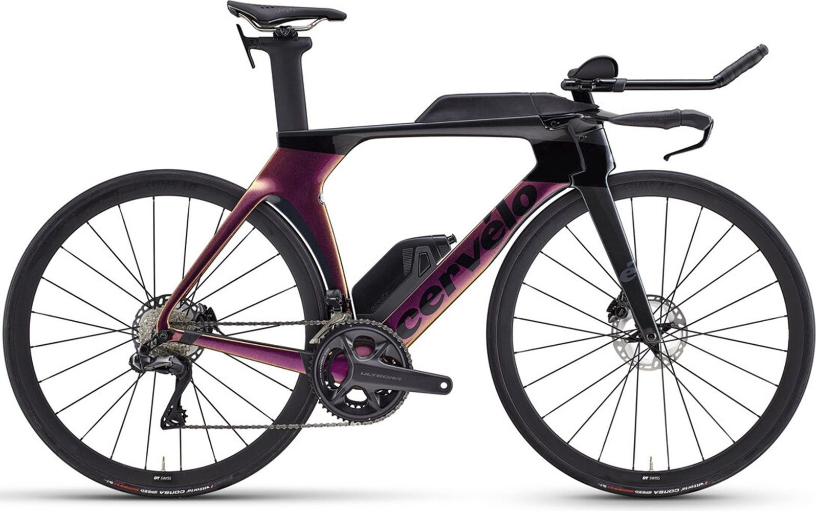 Vélo de Triathlon Cervélo P5 Shimano Ultegra Di2 12V 700 mm Violet