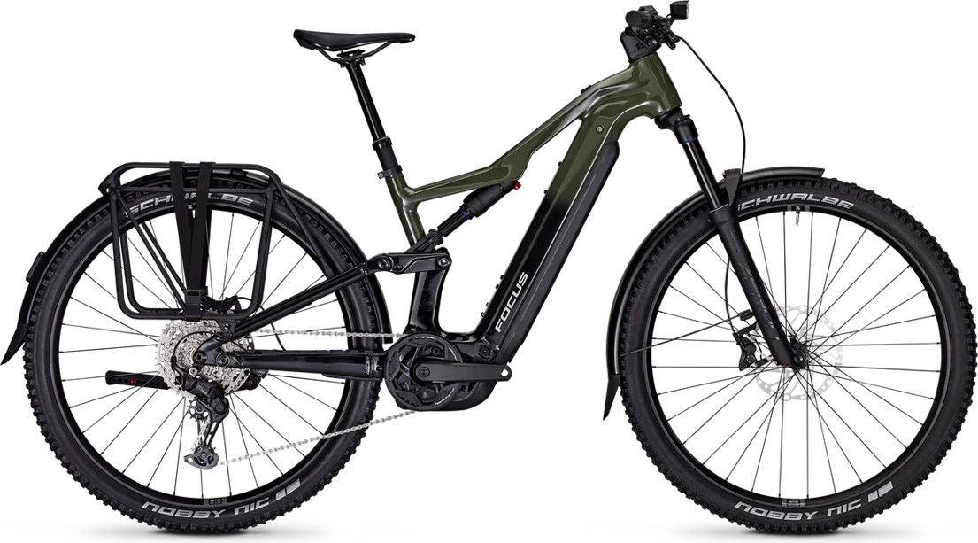 VTT Électrique Tout-Suspendu Focus Thron² 6.7 EQP 10V 800Wh Bosch 120 Nm 29'' Vert/Noir 2025