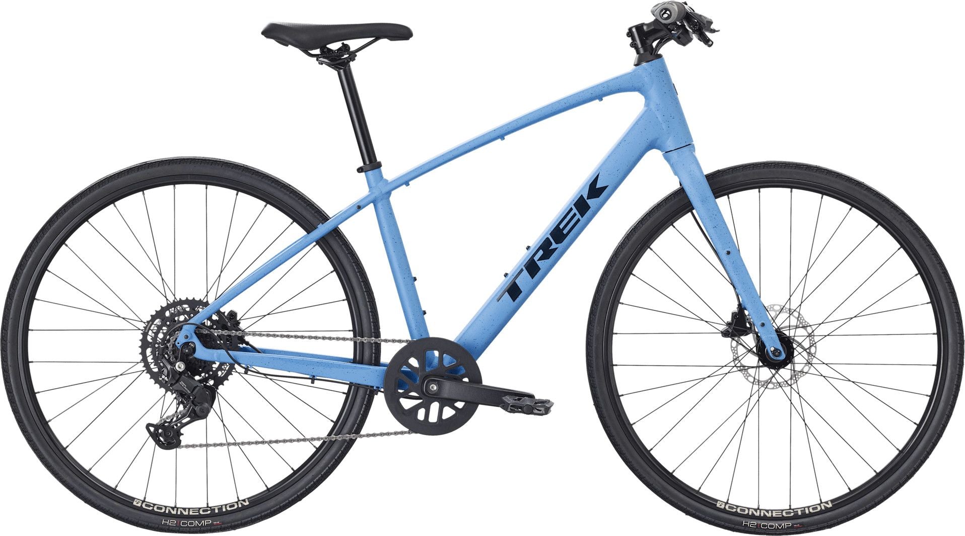 Vélo Fitness Trek FX 2 Stepover Shimano Cues 9V 700 mm Rouge Gén. 4
