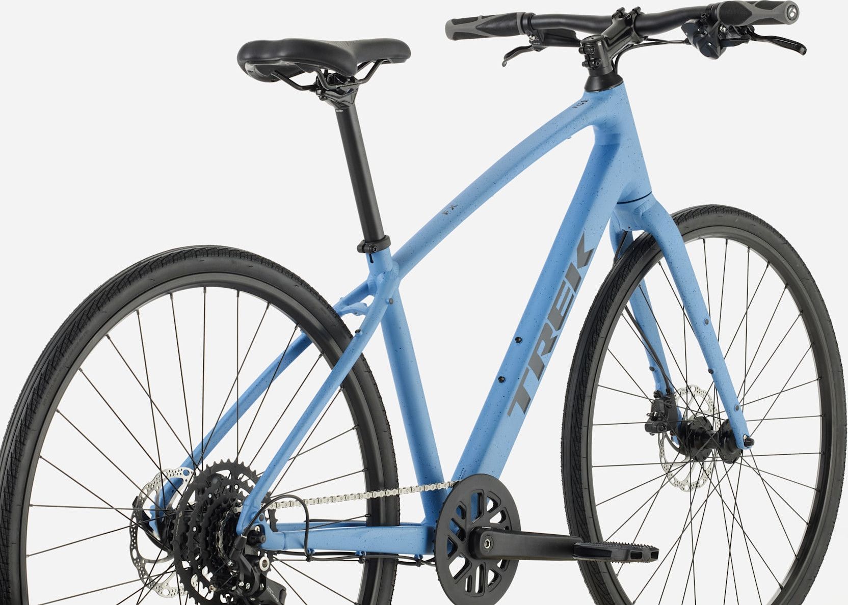 Vélo Fitness Trek FX 2 Stepover Shimano Cues 9V 700 mm Bleu Gén. 4