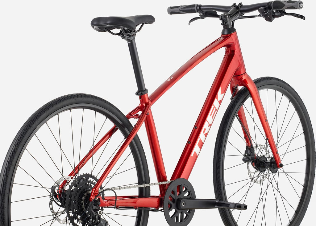 Vélo Fitness Trek FX 2 Stepover Shimano Cues 9V 700 mm Rouge Gén. 4