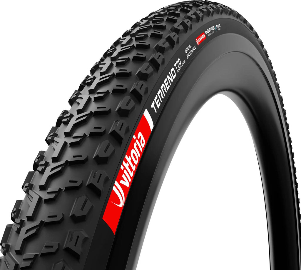 Pneu Gravel Vittoria Terreno T70 Coarse Loose Gravel Endurance 700 mm Tubeless Ready Souple Anti-Puncture Belt Endurance Formulation Graphene