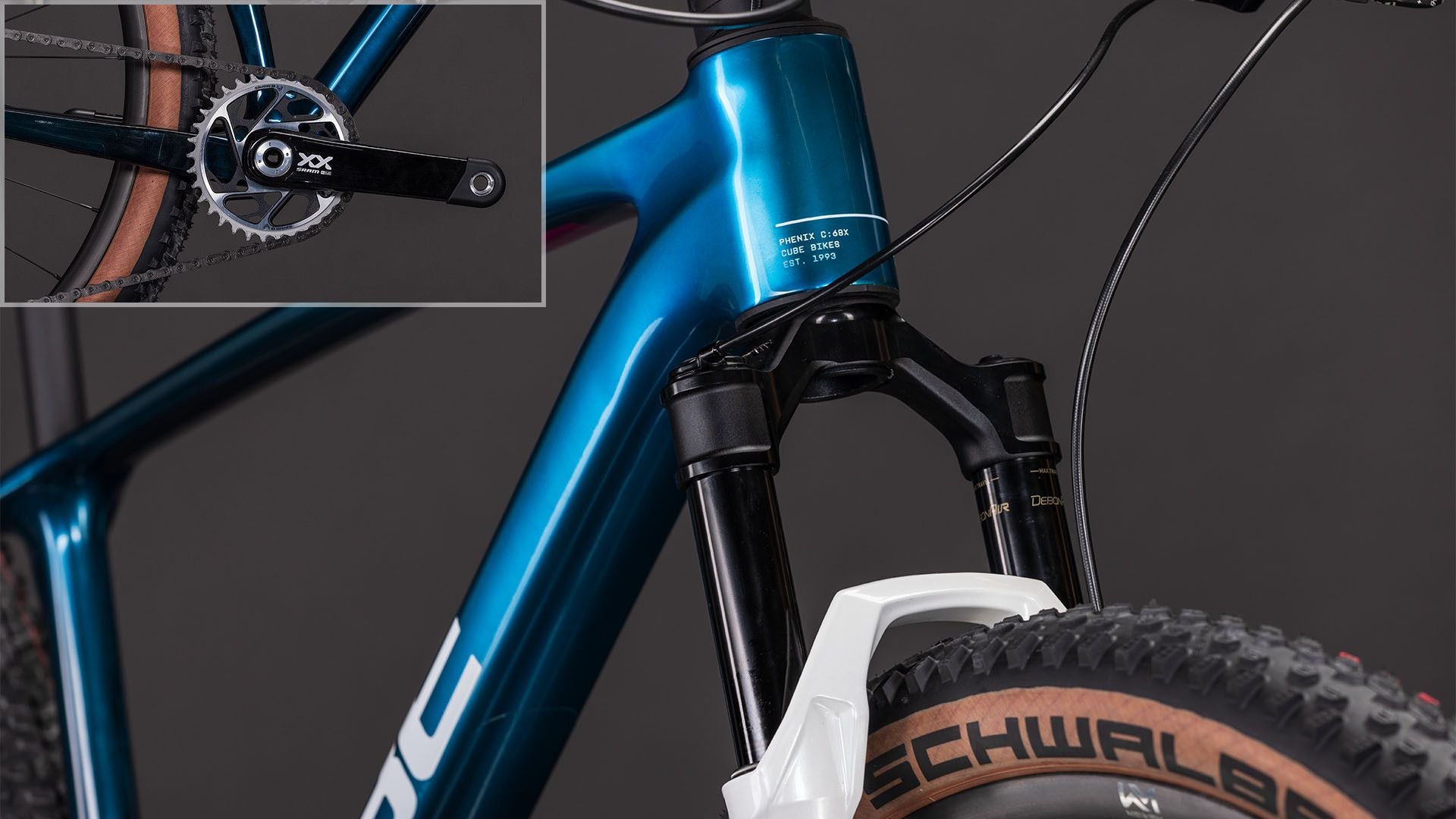 VTT Cube Phenix C:68X Race Sram 12V 29'' Bleu Chrome 2026