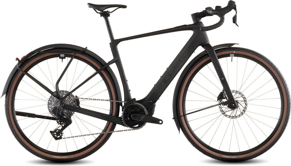 Vélo de Gravel Électrique Cube Nuroad Hybrid C:62 EXC 400X FE Sram Rival XPLR AXS 13V 400 Wh 700 mm Noir Blackline 2026