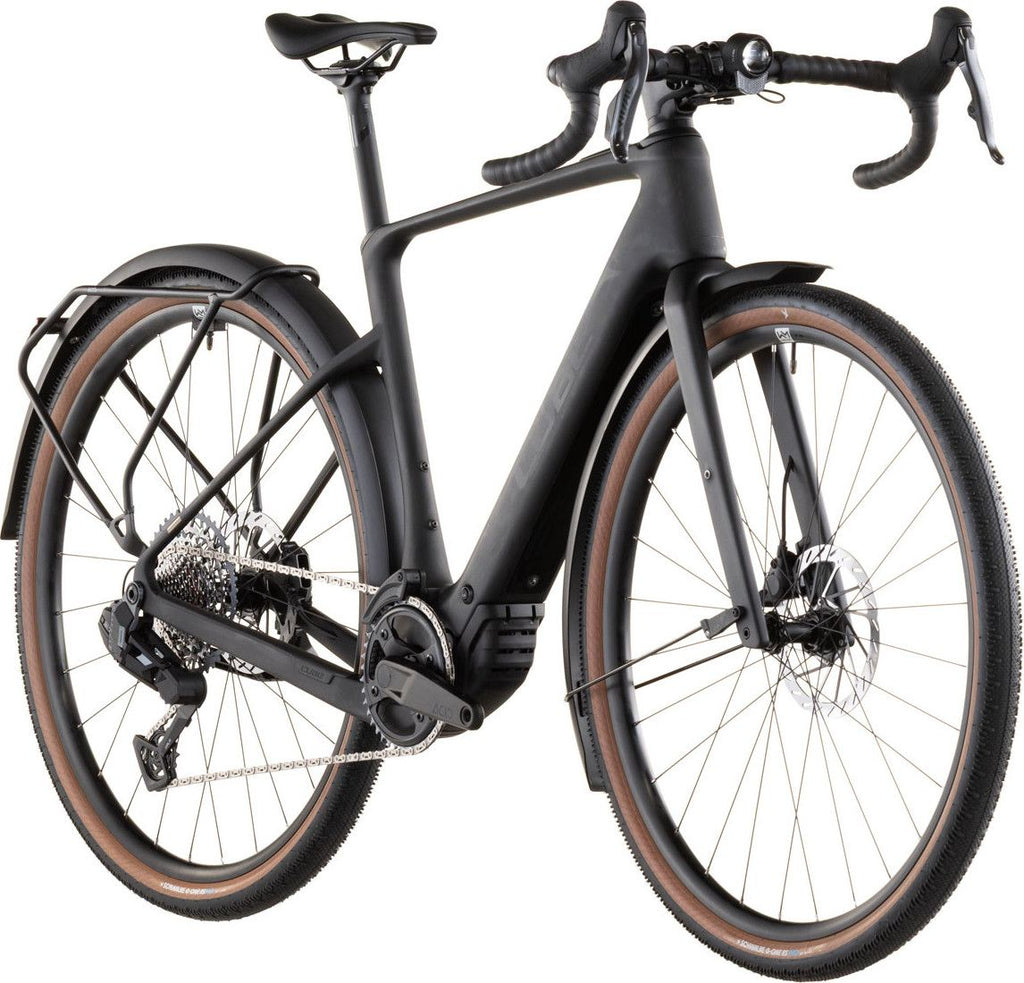 Vélo de Gravel Électrique Cube Nuroad Hybrid C:62 EXC 400X FE Sram Rival XPLR AXS 13V 400 Wh 700 mm Noir Blackline 2026