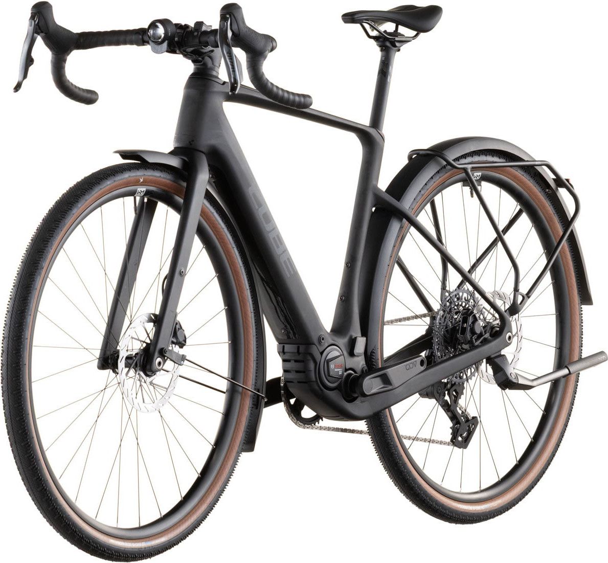Vélo de Gravel Électrique Cube Nuroad Hybrid C:62 EXC 400X FE Sram Rival XPLR AXS 13V 400 Wh 700 mm Noir Blackline 2026