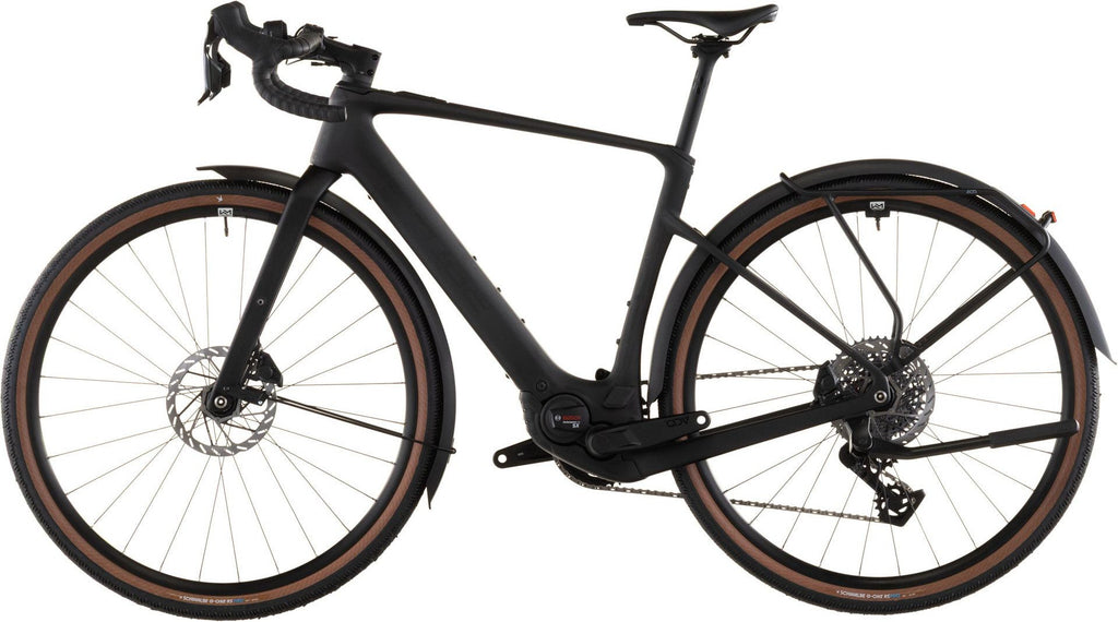 Vélo de Gravel Électrique Cube Nuroad Hybrid C:62 EXC 400X FE Sram Rival XPLR AXS 13V 400 Wh 700 mm Noir Blackline 2026