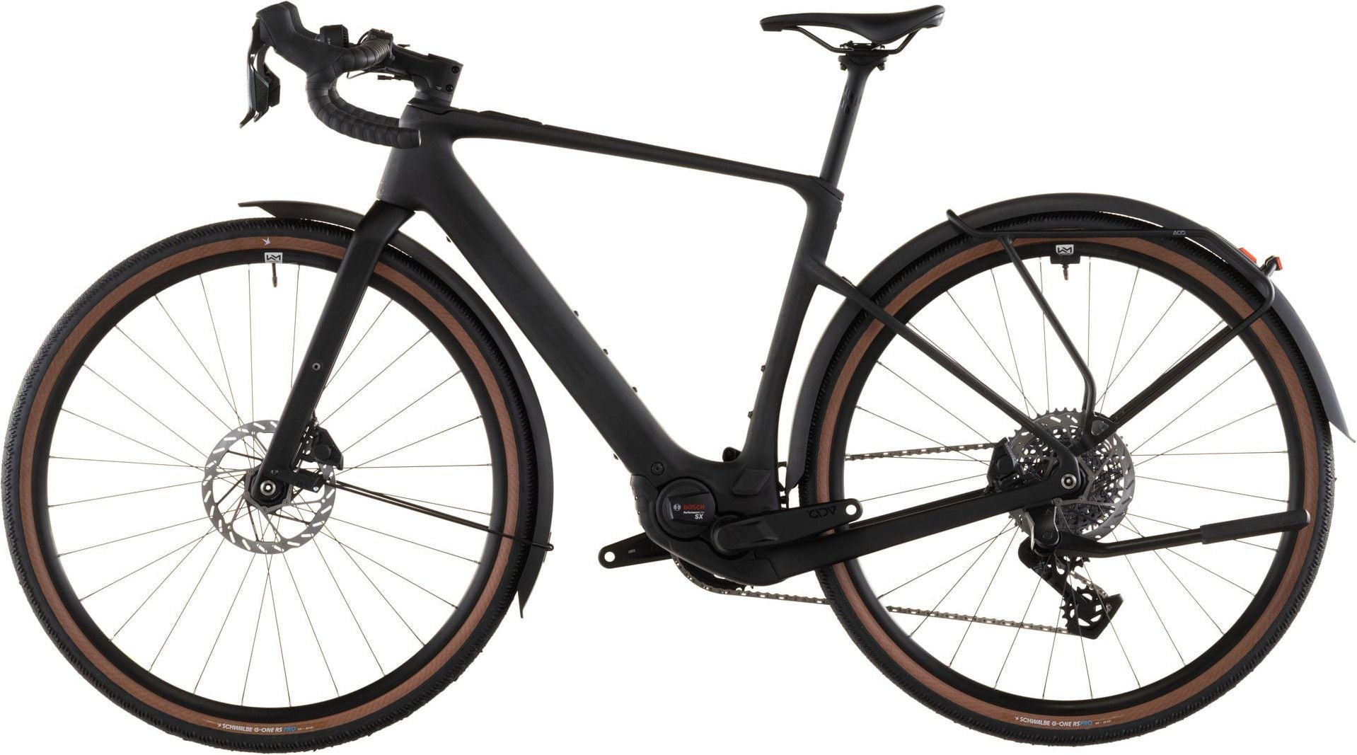 Vélo de Gravel Électrique Cube Nuroad Hybrid C:62 EXC 400X FE Sram Rival XPLR AXS 13V 400 Wh 700 mm Noir Blackline 2026