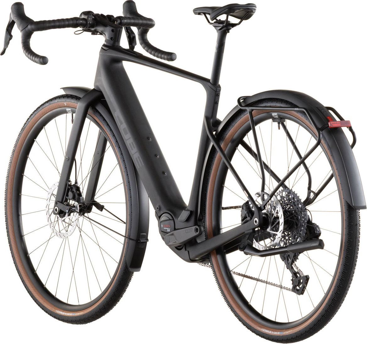 Vélo de Gravel Électrique Cube Nuroad Hybrid C:62 EXC 400X FE Sram Rival XPLR AXS 13V 400 Wh 700 mm Noir Blackline 2026