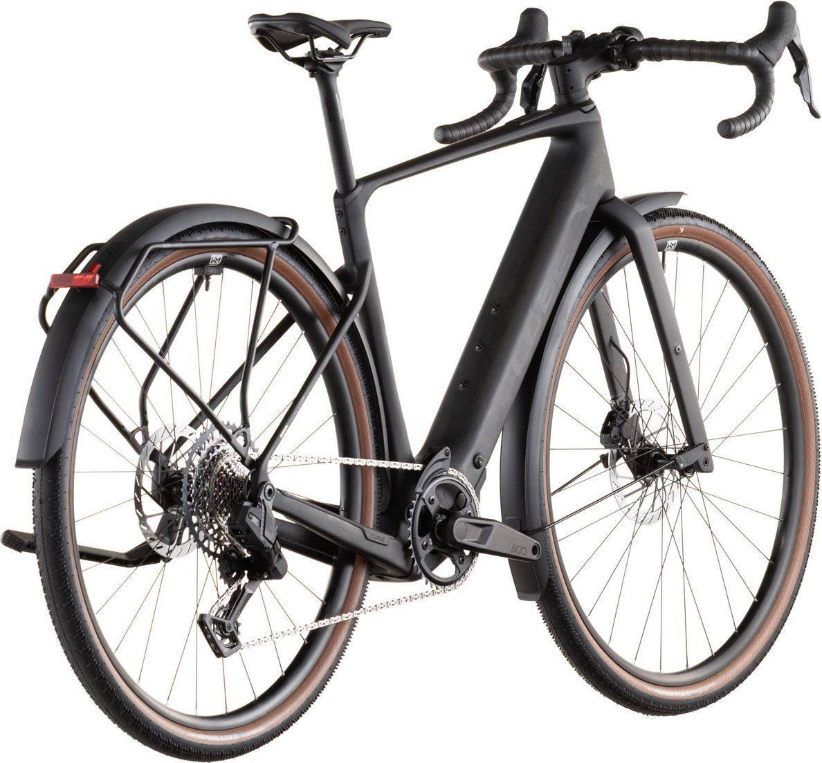 Vélo de Gravel Électrique Cube Nuroad Hybrid C:62 EXC 400X FE Sram Rival XPLR AXS 13V 400 Wh 700 mm Noir Blackline 2026