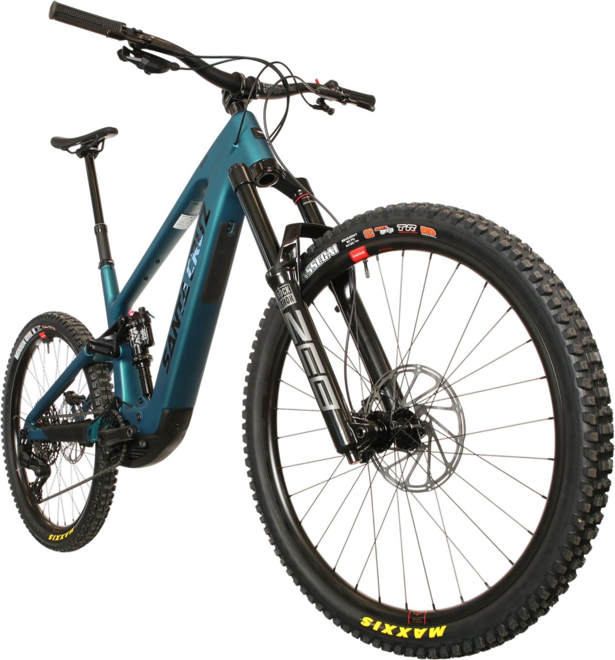 VTT Électrique Tout-Suspendu Santa Cruz Bullit 4 C 70 Sram 12V 600Wh Bosch 100 Nm MX (29/27.5'') Matte Teal Sparkle 2026