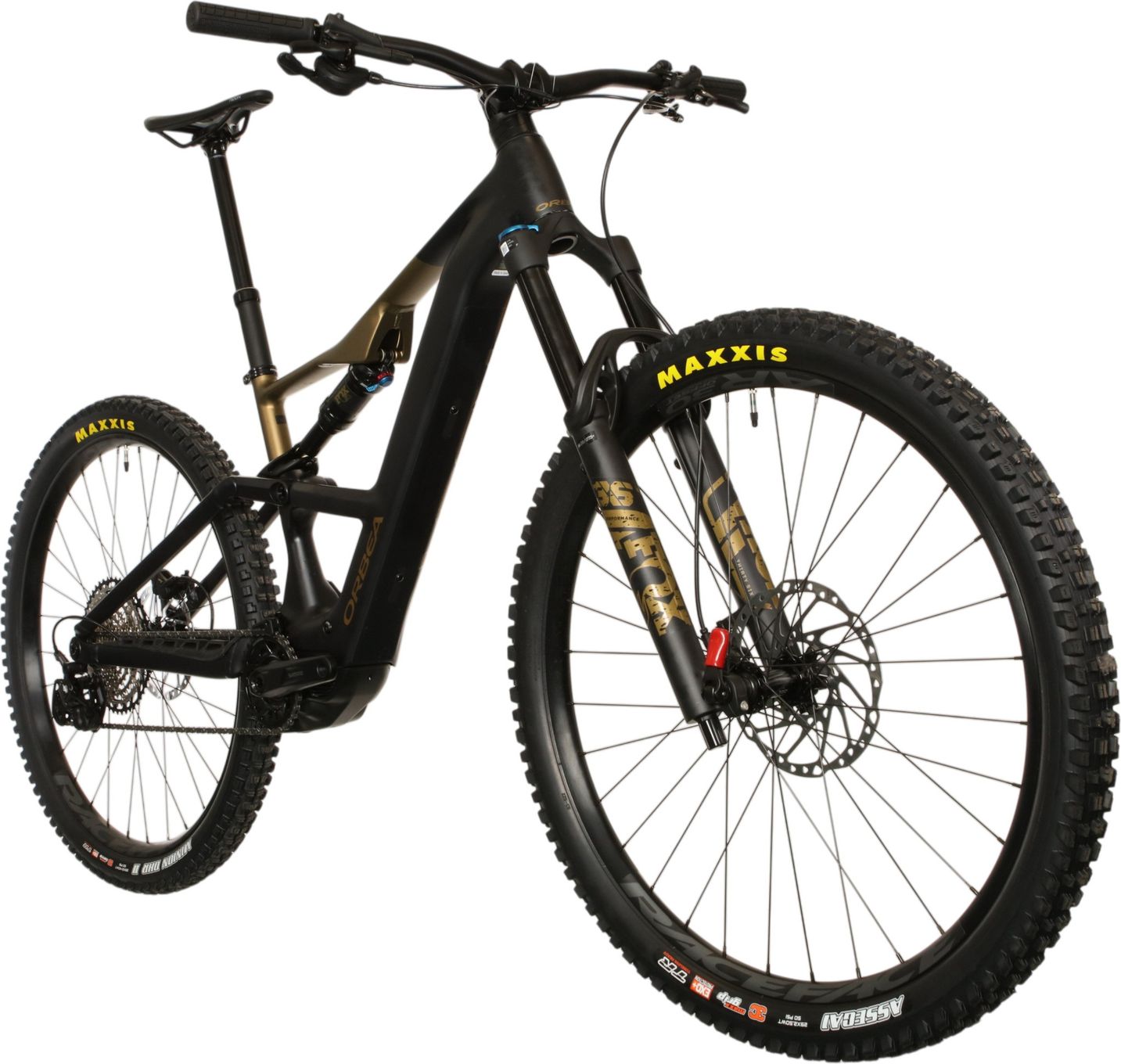 VTT Électrique Tout-Suspendu Orbea Rise LT H10 Shimano 12V 630 Wh Shimano 85 Nm 29'' Noir Diamond Vert Splash Olive 2026