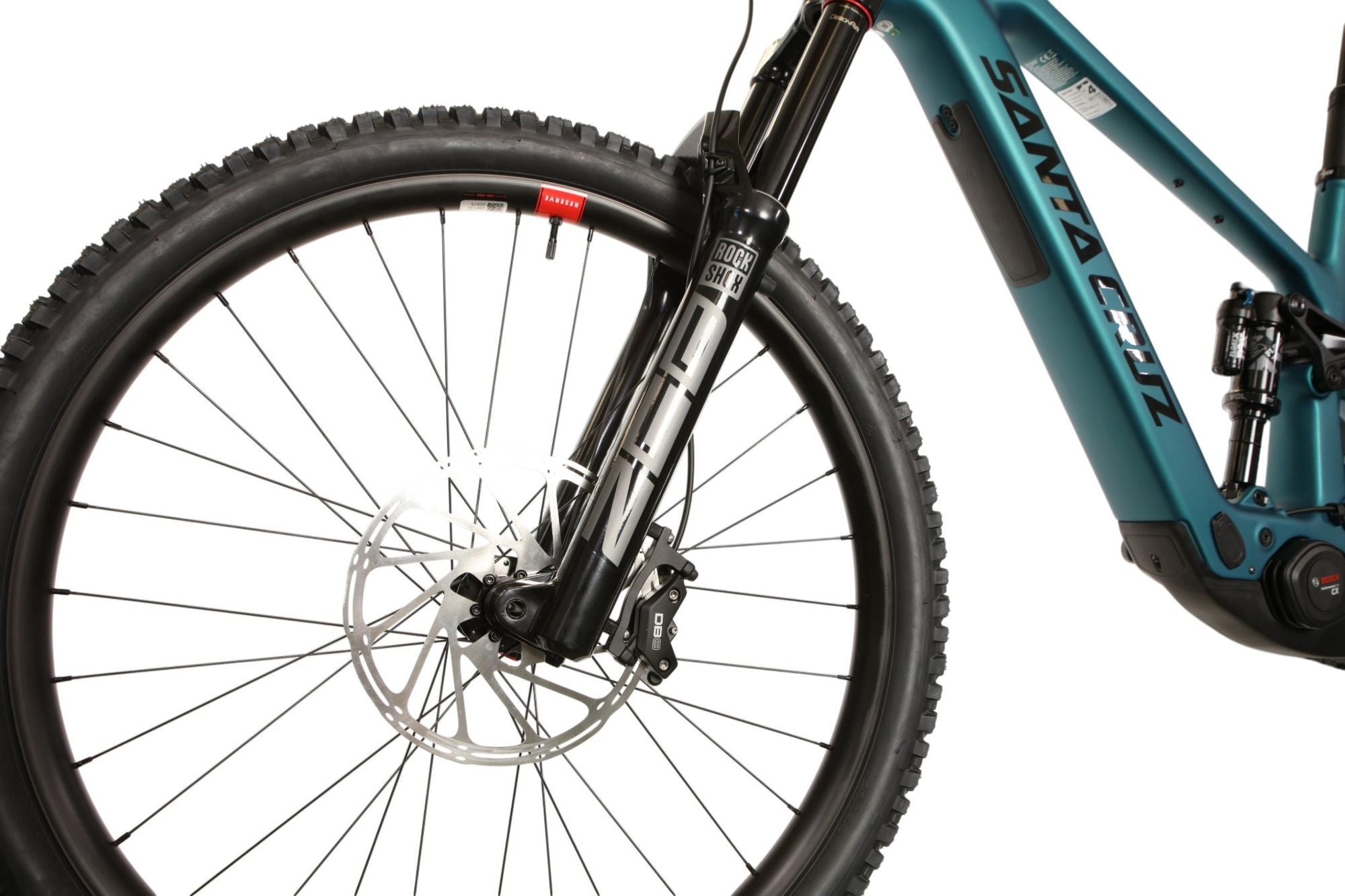 VTT Électrique Tout-Suspendu Santa Cruz Bullit 4 C 70 Sram 12V 600Wh Bosch 100 Nm MX (29/27.5'') Matte Teal Sparkle 2026