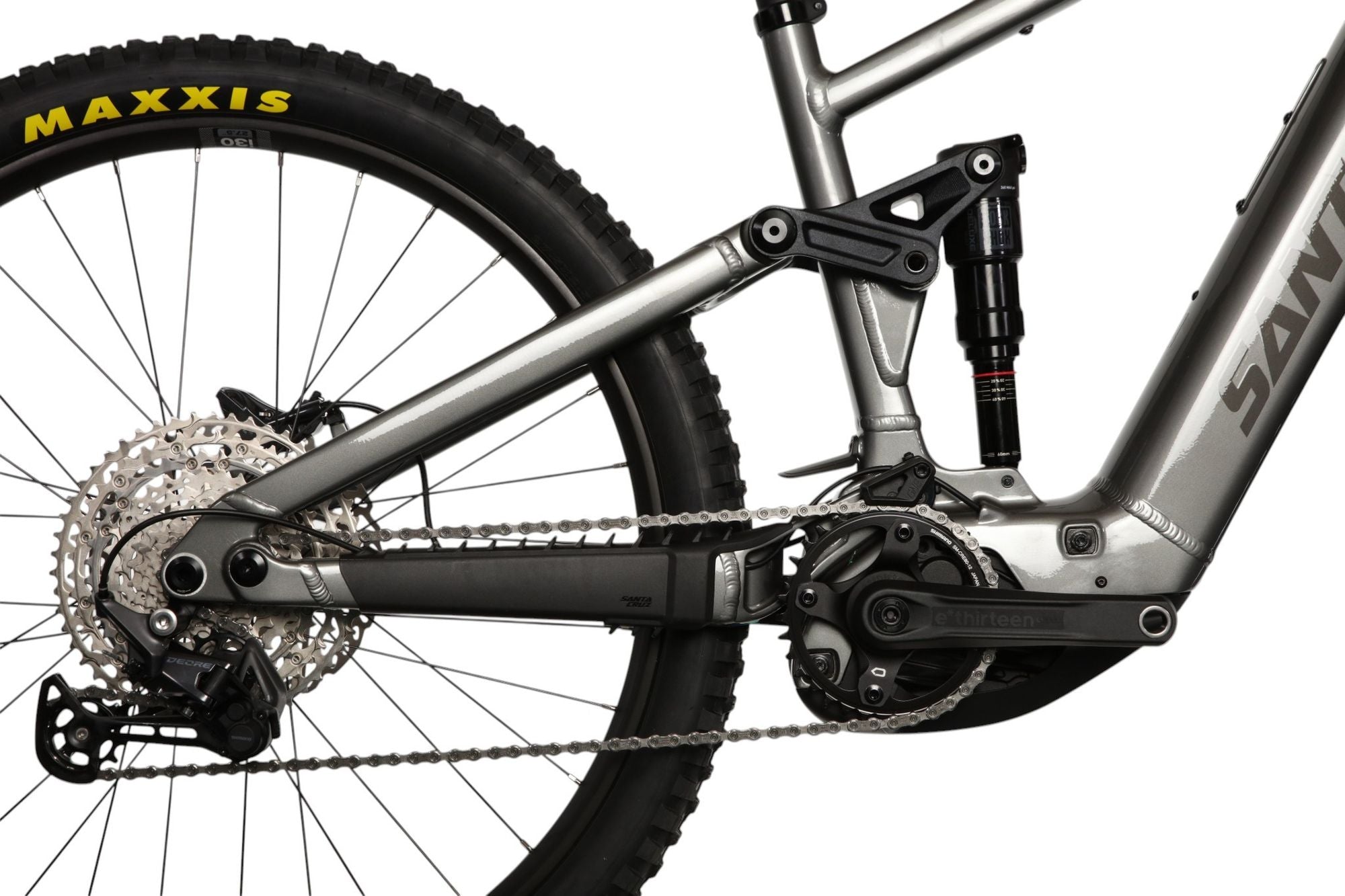 VTT Tout-Suspendu Électrique Santa Cruz Vala AL Deore 12V 600Wh Bosch 120 Nm MX (29/27.5'') Gloss Lunar Gray 2026