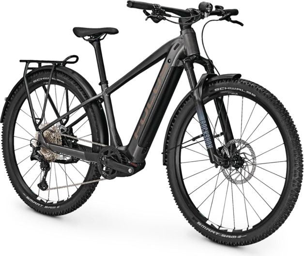 VTC Électrique Focus Aventura² 6.9 Shimano 12V 625Wh 29'' Gris