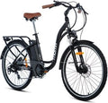 Produit Reconditionné- Vélo de Ville Electrique Semi Rigide 26.2 - SHIMANO 7V - Autonomie 80km | Très bon état