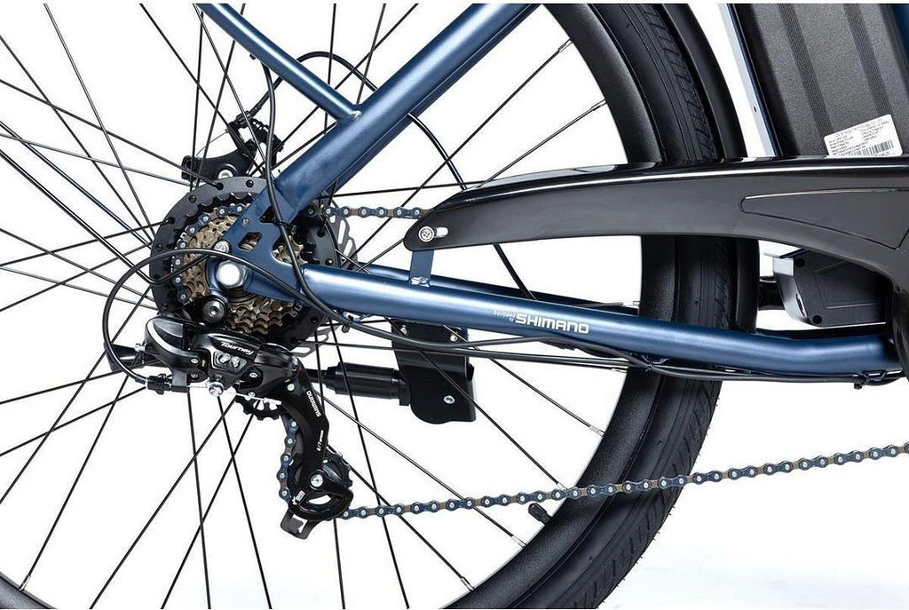 Produit Reconditionné-Vélo de Ville 28 ,  SHIMANO 7v - Autonomie jusqu'a 60km - Très bon état