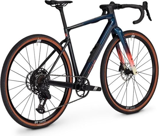 Vélo de Gravel Focus Atlas 8.8 Sram Apex / S1000 Eagle AXS 12V 700 mm Bleu Marine/Noir 2026