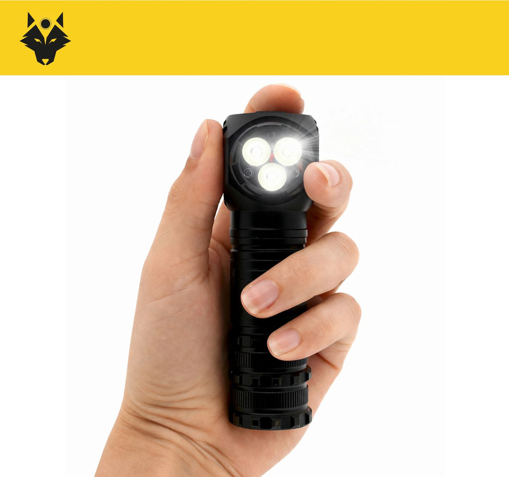 Lampe frontale 2 en 1 LITE300 - 600 lumens / rechargeable