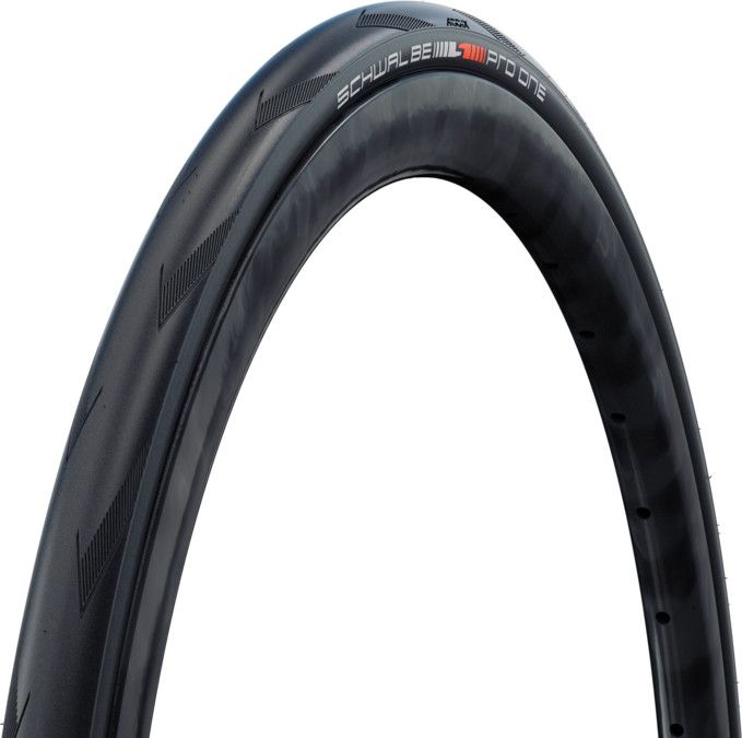 Pneu Route Schwalbe Pro One 700 mm Tubeless Ready Souple Super Race V-Guard Addix Race Noir