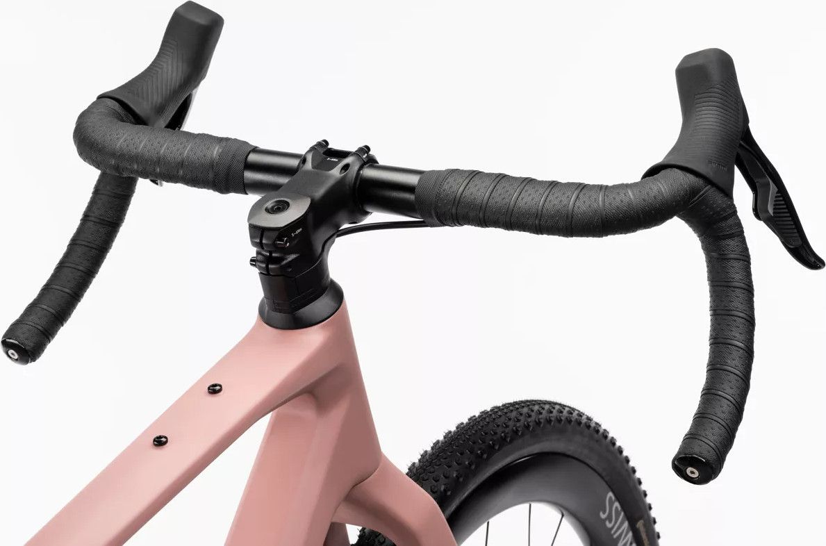 Vélo de Gravel Ghost Asket CF X Sram Force XPLR AXS 13V 700 mm Rose/Beige Mat 2026