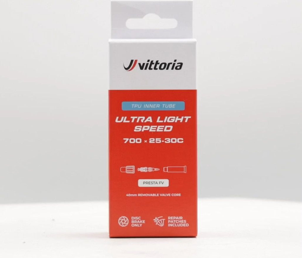 Chambre à Air Allégée Vittoria Ultra Light Speed TPU 700 mm Presta 40 mm