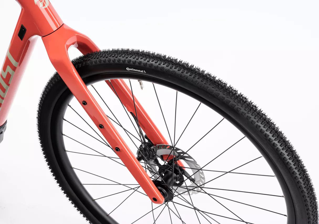Vélo de Gravel Ghost Asket CF Pro Shimano GRX 12V 700 mm Orange/Beige 2026
