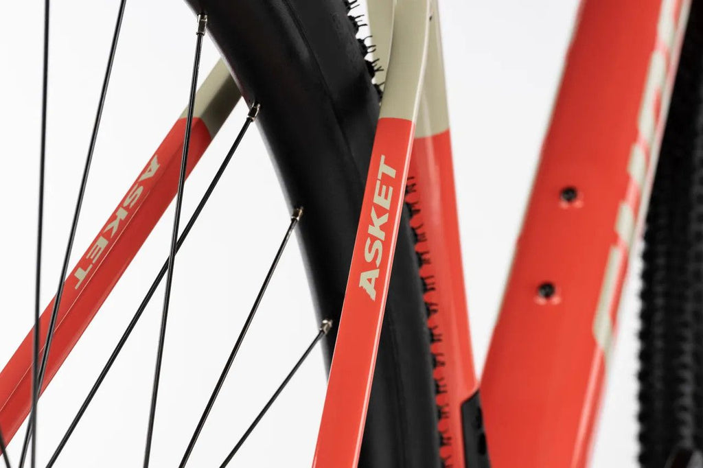 Vélo de Gravel Ghost Asket CF Pro Shimano GRX 12V 700 mm Orange/Beige 2026
