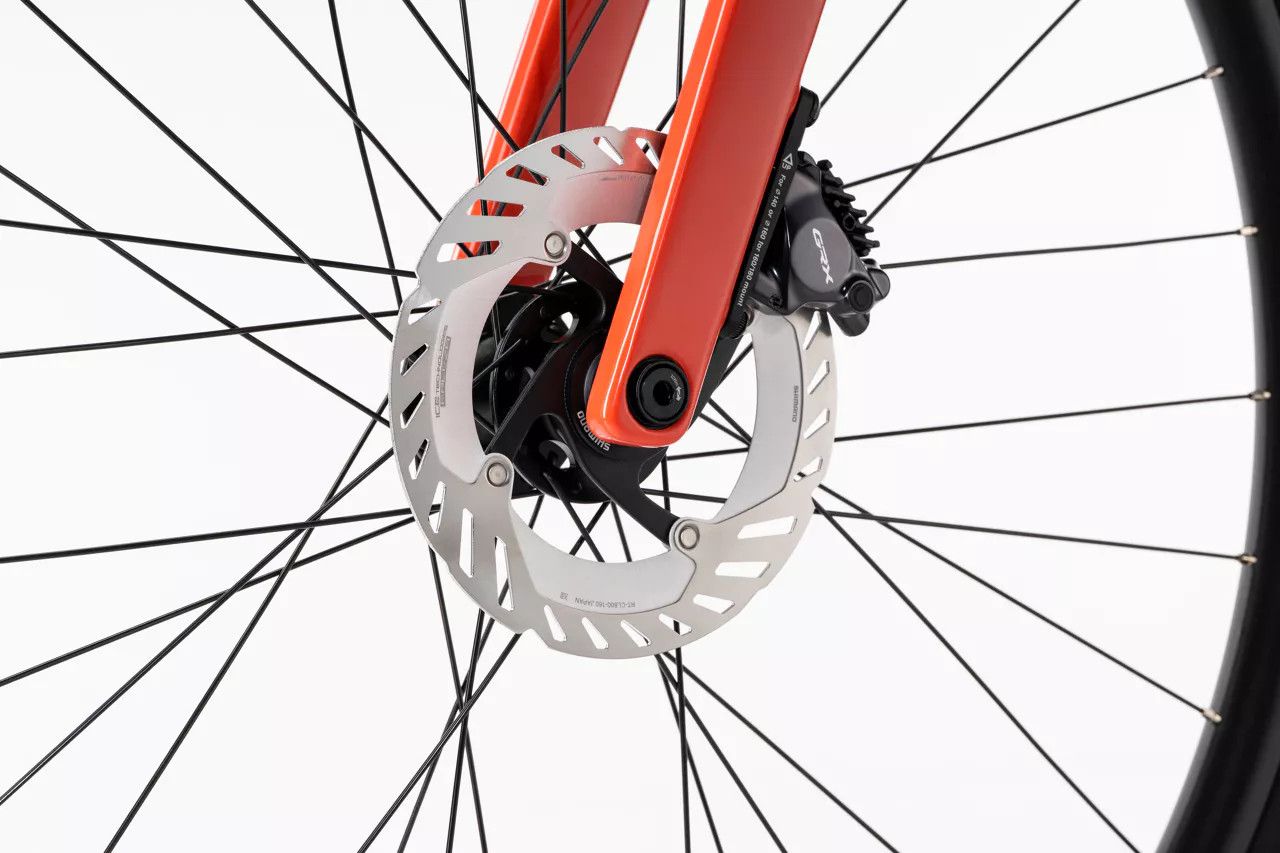 Vélo de Gravel Ghost Asket CF Pro Shimano GRX 12V 700 mm Orange/Beige 2026