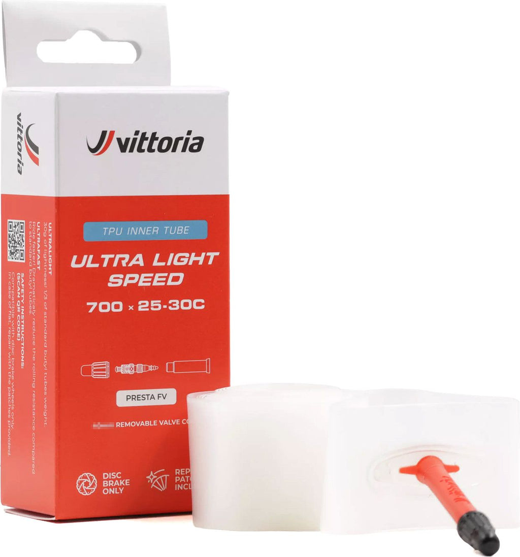 Chambre à Air Allégée Vittoria Ultra Light Speed TPU 700 mm Presta 80 mm