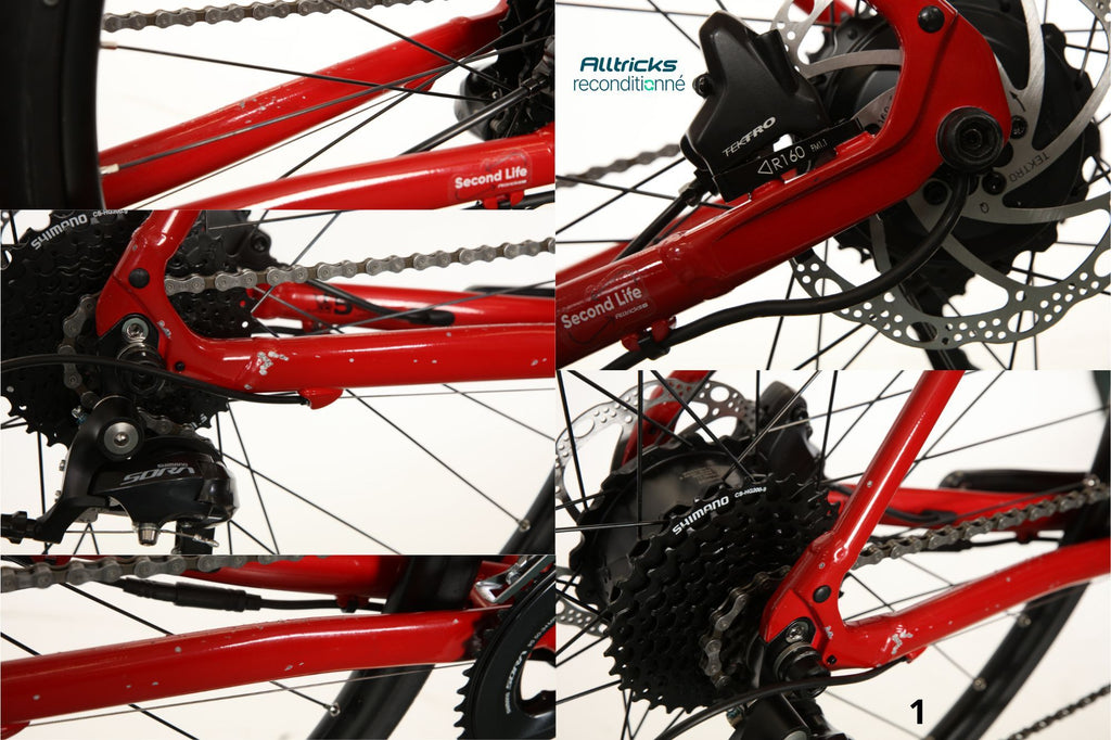 Vélo Route Electrique Lapierre E-Sensium 2.2 Shimano Sora 9V Mahle 250Wh T.L 180/190cm - Produit Reconditionné